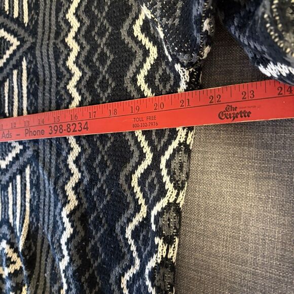 VTG Botany 500 Sweater Mens Medium Geometric Knit Crew Neck Pullover Grandpa Dad - Picture 5 of 6